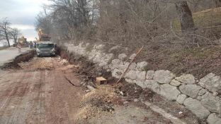 Источно Сарајево - санација клизишта у мјесту Поткрајеви