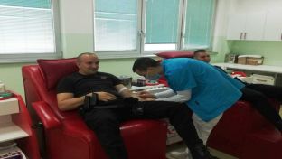 Градишка - полиција - акција добровољног давања крви