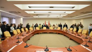 Бањалука - пријем - Љубојевић,професори и ученици бањалучке Гимназије