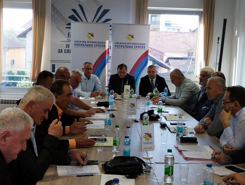 БАЊАЛУКА, 29.ОКТОБРА /СРНА/ - Сједница Предсједништва Борачке организације /БОРС/ Републике Српске одржана данас у Бањалуци	