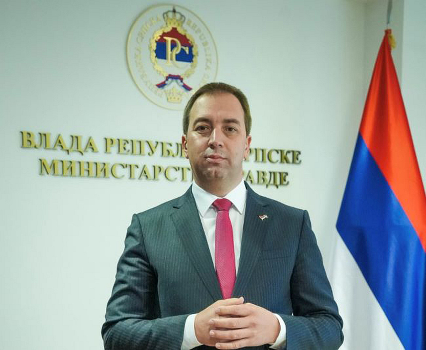 БАЊАЛУКА, 8. ОКТОБРА /СРНА/ - Министар правде Републике Српске Горан Селак.