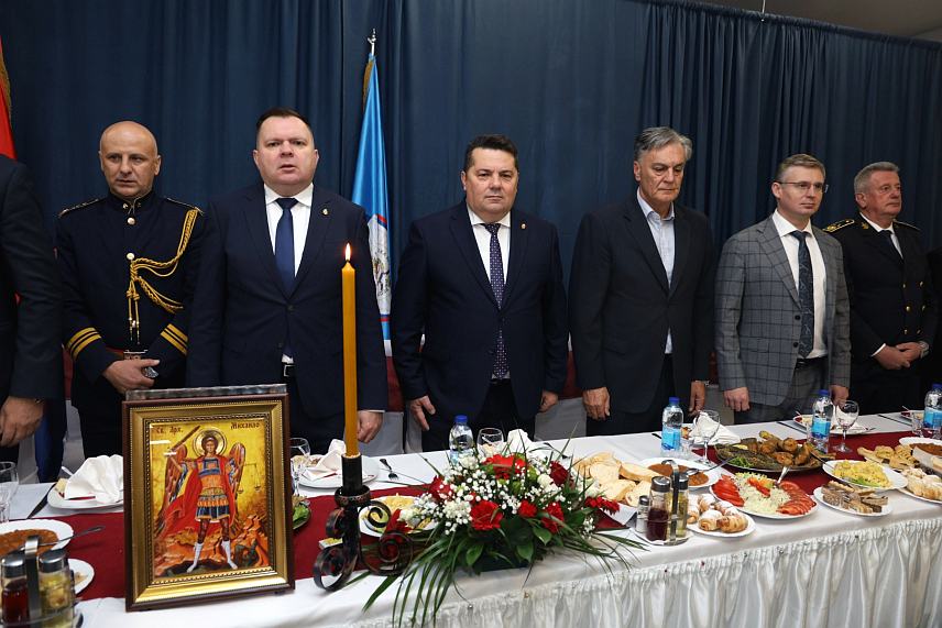 БАЊАЛУКА, 21. НОВЕМБРА /СРНА/ - Министар унутрашњих послова Републике Српске Жељко Будимир изјавио је да је стање безбједности у Српској задовољавајуће и тако ће и остати, јер припадници полиције свакодневно раде на томе./фото: Борислав Здриња/