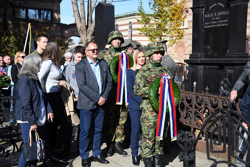 БЕОГРАД, 2.НОВЕМБРА /СРНА/ - Министар за рад, запошљавање, борачка и социјална питања Србије Милица Ђурђевић Стаменковски присуствовала је помену војводи Танкосићу.