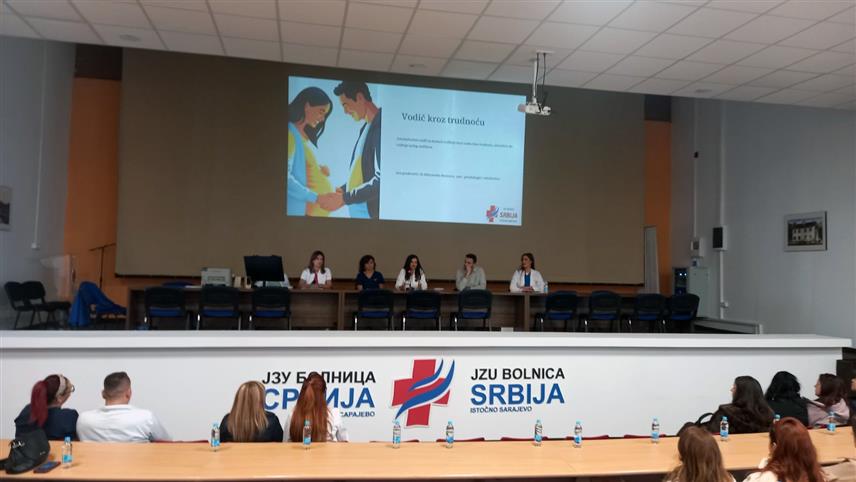 ИСТОЧНО САРАЈЕВО, 4. НОВЕМБРА /СРНА/ - У Болници "Србија" данас се одржава радионица за труднице током које ће бити информисане о правилима вођења трудноће, порођају, али и периоду након порода.
