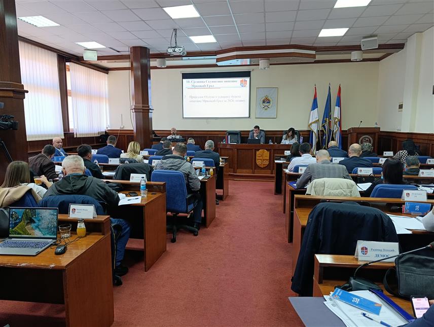 МРКОЊИЋ ГРАД, 15. ДЕЦЕМБРА /СРНА/ - Одборници Скупштина општине Мркоњић Град данас су усвојили буџет за наредну годину од 24.119.300 КМ.
