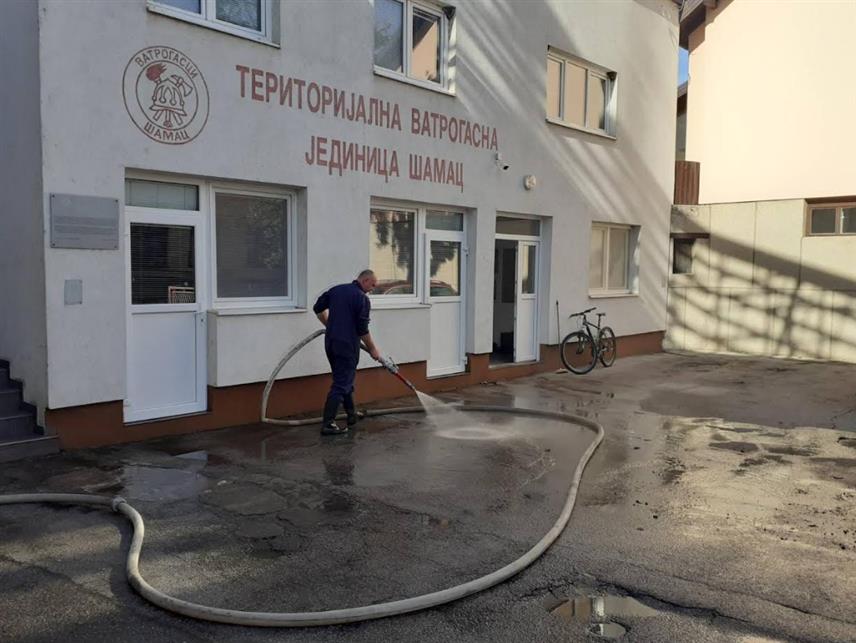 ШАМАЦ, 19. ДЕЦЕМБАР /СРНА/ - Територијална спасилачка ватрогасна јединица Шамац.