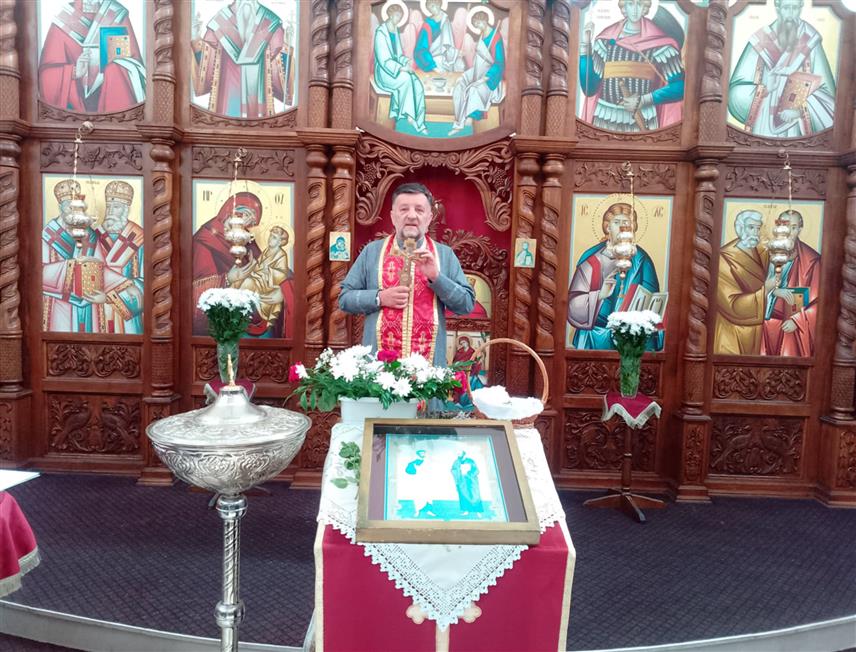 НОВИ ГРАД, 1. АВГУСТА /СРНА/ - Свештеник из Новог Града Немања Видић.