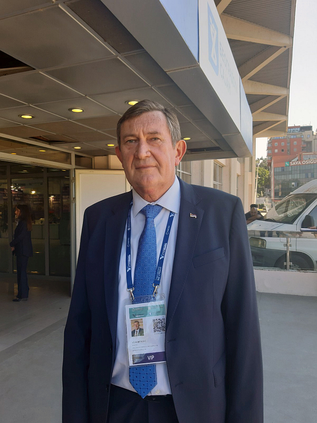 БЕОГРАД, 23. СЕПТЕМБРА /СРНА/ - Министар привреде и предузетништва Републике Српске Војин Митровић присуствовао је данас свечаном отварању 12. Међународног сајма наоружања и војне опреме "Партнер 2025" у Београду.