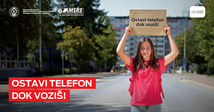 БАЊАЛУКА, 24. СЕПТЕМБРА /СРНА/ - Компанија "М:тел" позвала је возаче да буду одговорни и не користе телефон док возе, јер не постоји порука нити позив који вриједе више од људског живота.