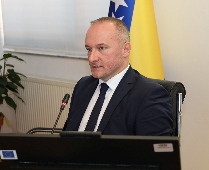 САРАЈЕВО, 13. ЈАНУАРА /СРНА/ - Предсједник Високог судског и тужилачког савјета БиХ /ВСТС/ Санин Богунић.