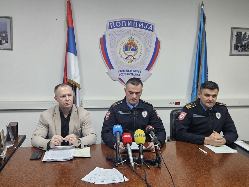 ИСТОЧНО САРАЈЕВО, 28. ЈАНУАРА /СРНА/ - Конференција за новинаре Полицијске управе Источно Сарајево.
