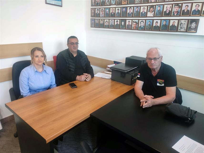 ​БИЈЕЉИНА, 1. ОКТОБРА /СРНА/ - Kонференцијa за новинаре Удружења ветерана "Гарда Пантери" Бијељина.