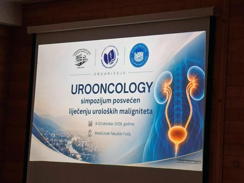 ФОЧА, 9. ОКТОБРА /СРНА/ - Симпозијум "Уроонкологија" одржан данас на Медицинском факултету у Фочи.