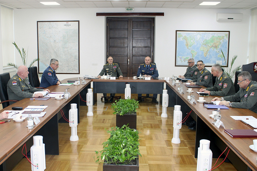 БЕОГРАД, 13. ФЕБРУАРА /СРНА/ - Колегијум начелника Генералштаба Војске Србије одржан данас у Београду.