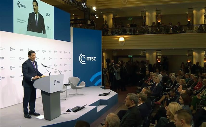 МИНХЕН, 14. ФЕБРУАРА /СРНА/ - Српски члан Предсједништва БиХ Жељка Цвијановић истакла је да је говор америчког државног секретара Марка Рубија на Минхенској безбједносној конференцији био инспиративан и отрежњујући.