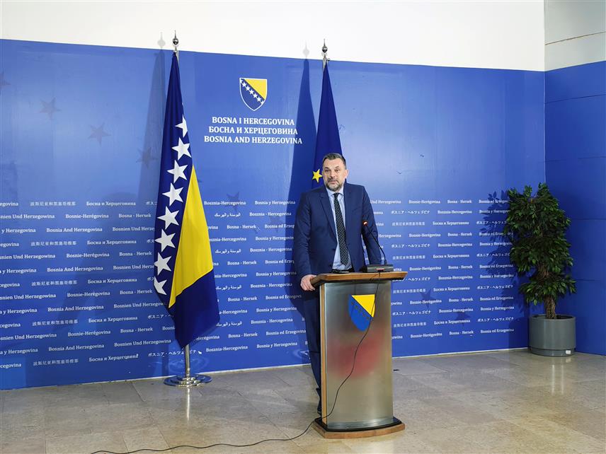 САРАЈЕВО, 18. ФЕБРУАРА /СРНА/ - Министар иностраних послова у Савјету министара Елмедин Конаковић.