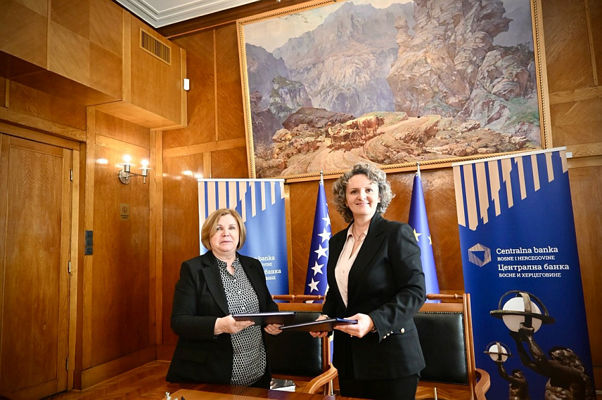 САРАЈЕВО, 26. ФЕБРУАРА /СРНА/ - Централна банка БиХ и Агенција за статистику БиХ потписале су Меморандум о сарадњи у области статистике јавних финансија, чиме је потврђена посвећеност унапређењу квалитета, поузданости и међународне упоредивости фискалних података.