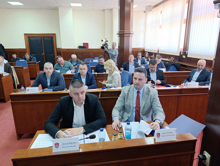 МРКОЊИЋ ГРАД, 26. ФЕБРУАРА /СРНА/ - Сједница Скупштине општине Мркоњић Град.