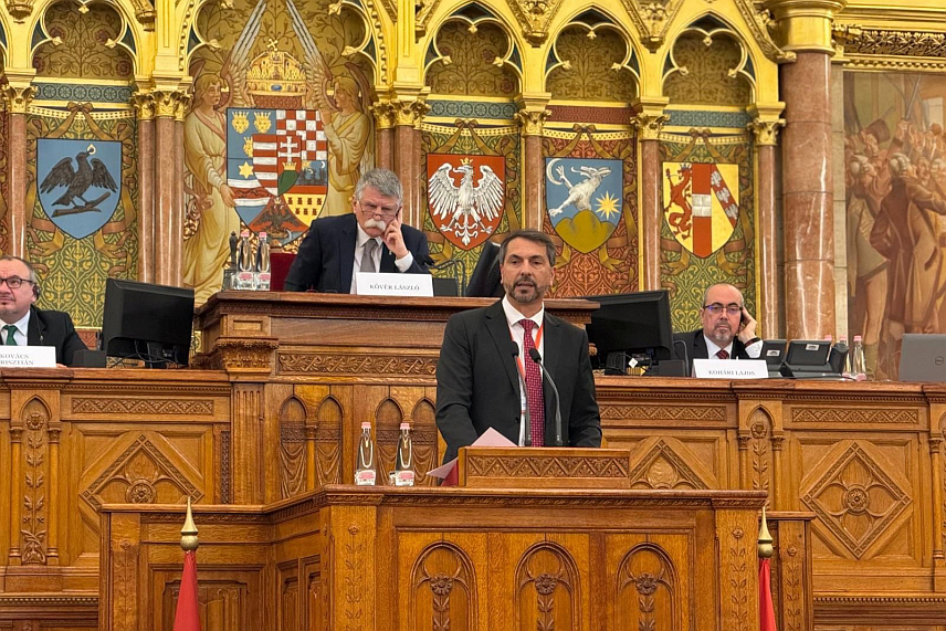 БУДИМПЕШТА, 27. ФЕБРУАРА /СРНА/ - Предсједавајући Представничког дома Парламентарне скупштине БиХ Маринко Чавара.