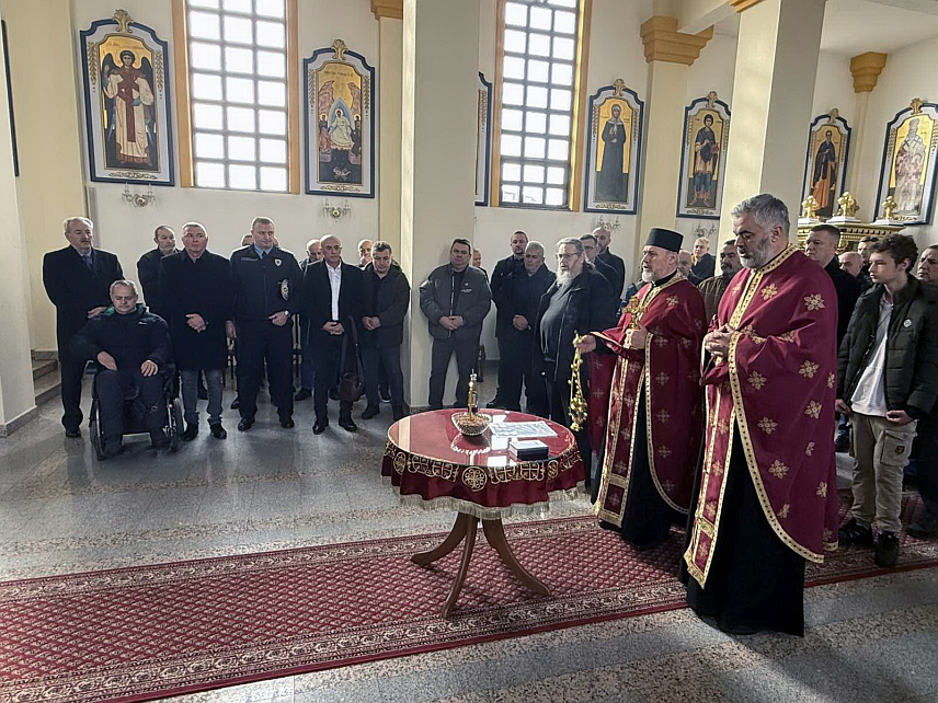 ПРИЈЕДОР, 8. ФЕБРУАРА /СРНА/ - У Приједору је данас обиљежен Дан сјећања на 36 приједорских полицајаца страдалих у Одбрамбено-отаџбинском рату.