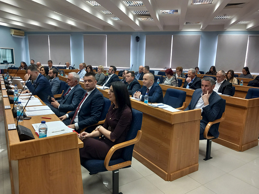 ПРИЈЕДОР, 18. МАРТА /СРНА/ - Сједница Скупштине града Приједора.