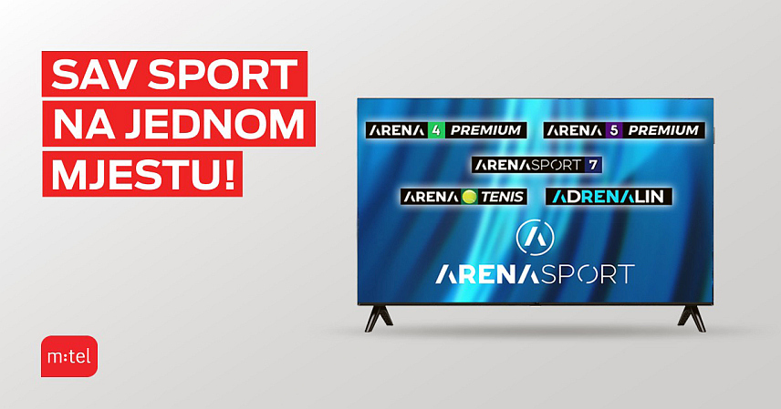 БАЊАЛУКА, 19. МАРТА /СРНА/ - Пет нових канала "Арене спорт" од 1. априла биће доступно у оквиру "М:тел" ИПТВ-а и "м:САТ" понуде, што ће љубитељима кошарке омогућити да прате утакмице Евролиге.
