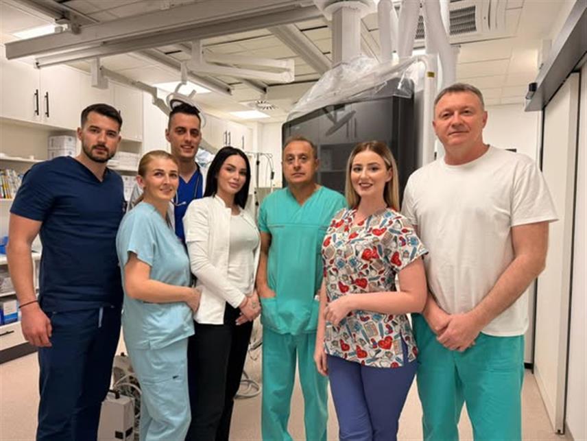 TРЕБИЊЕ, 20. МАРТА /СРНА/ - У новој болници у Tребињу успјешно је изведена једна од најзахтјевнијих и најургентнијих интервенција у савременој медицини и спасен живот педесетседмогодишњем пацијенту који је доживио тежак инфаркт.