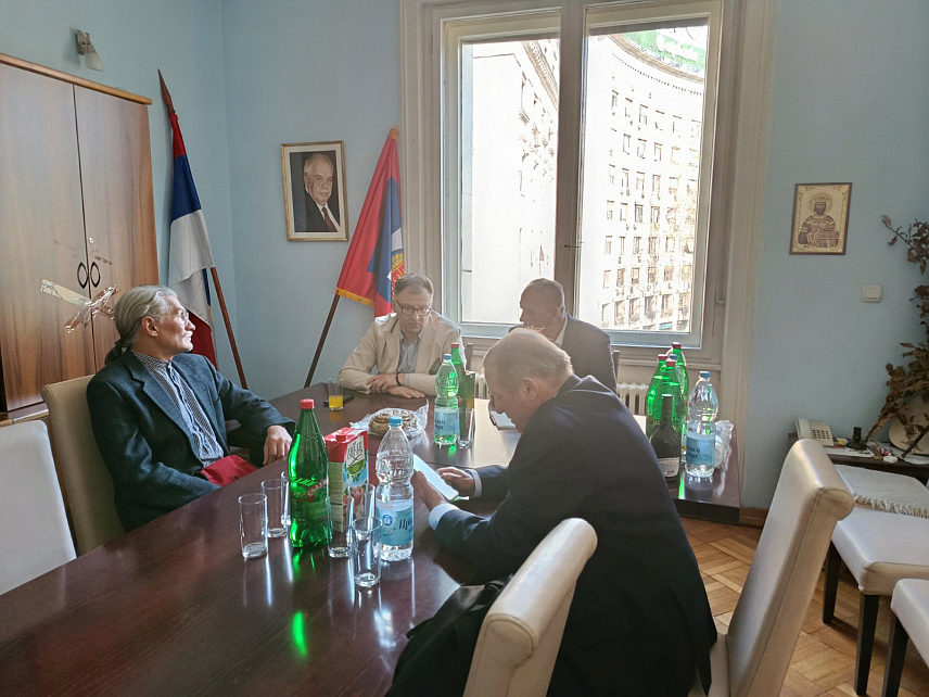 БЕОГРАД, 24. МАРТА /СРНА/ - Округли сто у Београду под називом "Последице НАТО агресије - 27 година после", у организацији Евроазијског безбедносног форума.