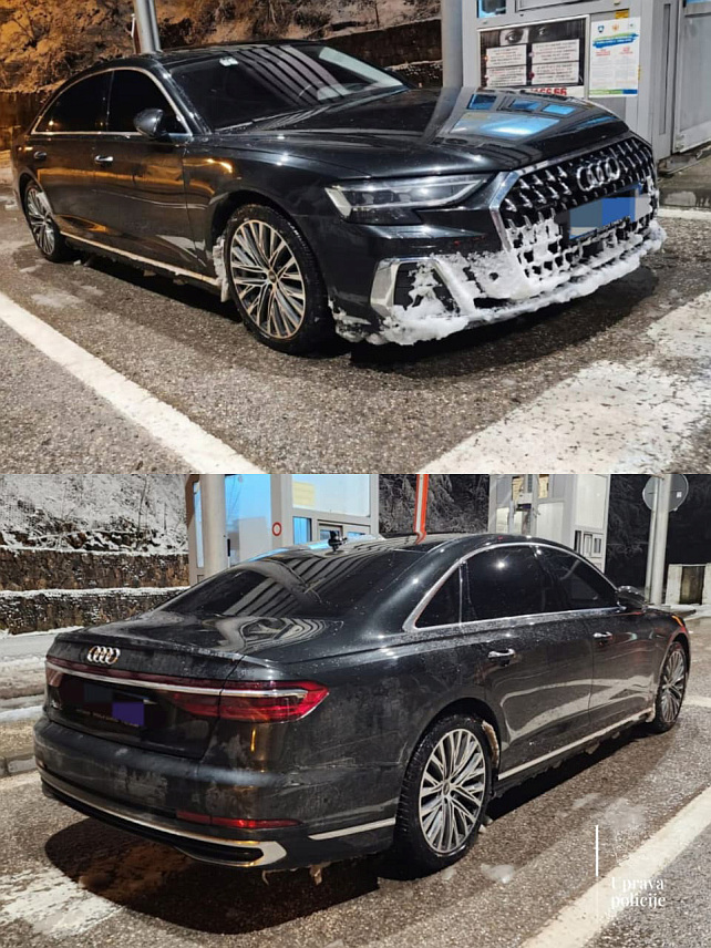 ПОДГОРИЦА, 27. МАРТА /СРНА/ - Држављанин БиХ Б. Ж. /44/ из Сарајева, возач аутомобила власништво Почасног конзулата Бјелорусије у БиХ, ухапшен је на граничном прелазу Шћепан Поље након што је у возилу пронађен пиштољ.