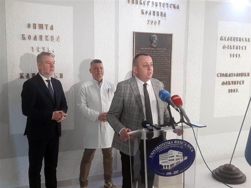 ФОЧА, 6. МАРТА /СРНА/ - У Одјељењу интензивне медицине за нехируршке гране у Универзитетској болници у Фочи биће лијечени најтежи пацијенти из свих области конзервативних грана, а који нису хируршки, а коначна вриједност улагања биће око милион КМ, изјавио је вршилац дужности директора ове здравствене установе Ненад Лаловић.