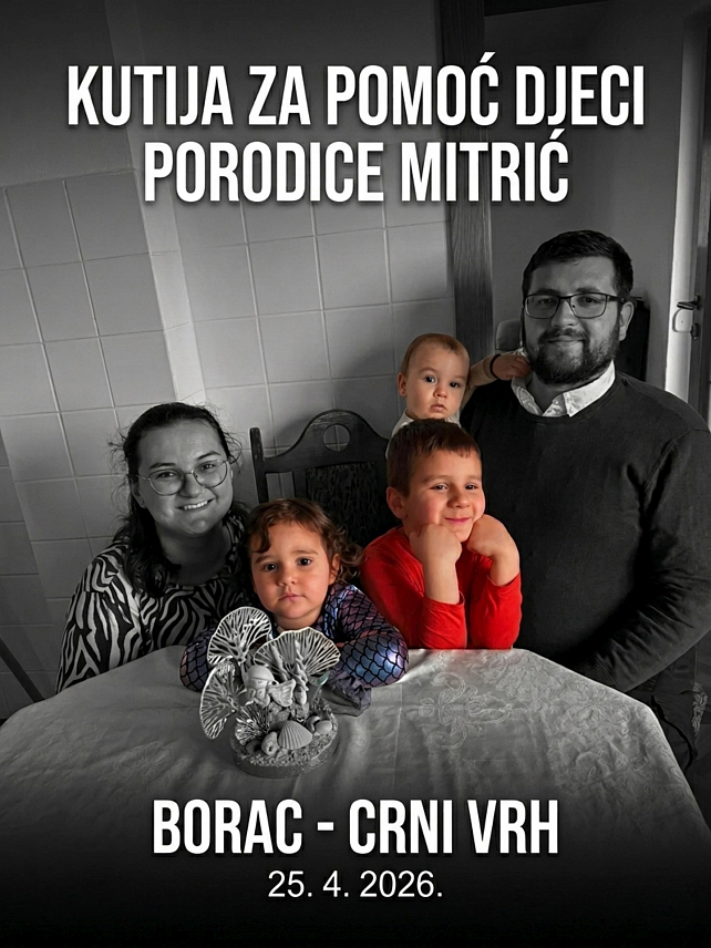 ШАМАЦ, 24. АПРИЛА /СРНА/ - Општина Шамац и локални Фудбалски клуб "Борац" позвали су грађане да се укључе у хуманитарну акцију помоћи дјеци свештеника Ненада Митрића из Дервенте који је са супругом погинуо у саобраћајној несрећи.