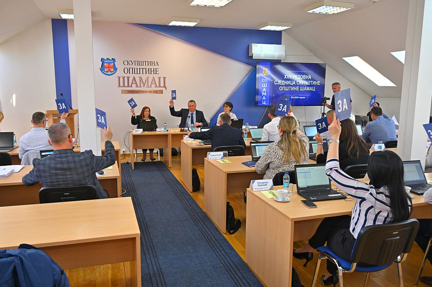 ШАМАЦ, 30. АРПИЛА /СРНА/ - Сједница Скупштине општине Шамац.