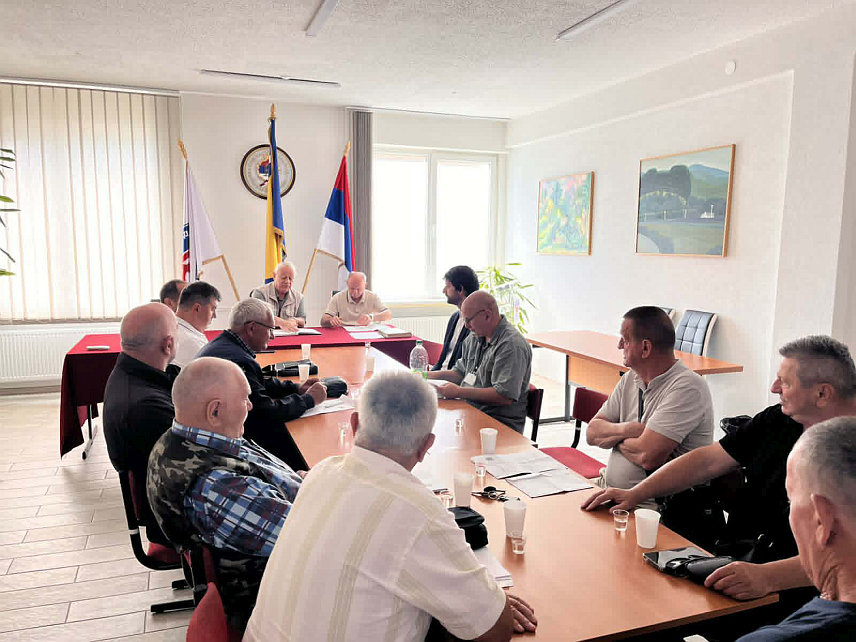 НОВИ ГРАД, 29. МАЈА /СРНА/ - Годишња Скупштина Општинског одбора СУБОР-а Нови Град.
