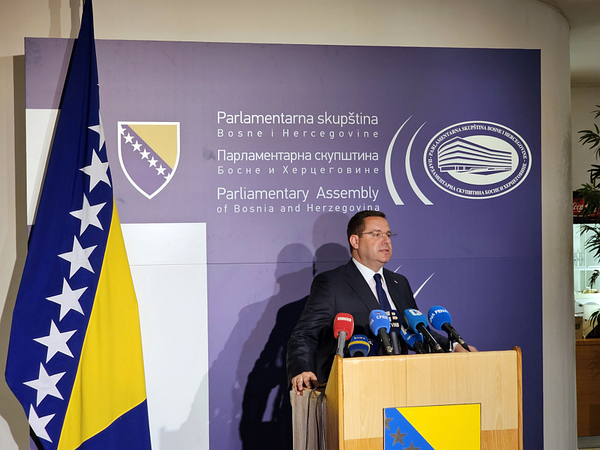 САРАЈЕВО, 4. МАЈА /СРНА/- Делегат клуба српског народа у Дому народа Парламентарне скупштине БиХ Радован Ковачевић.