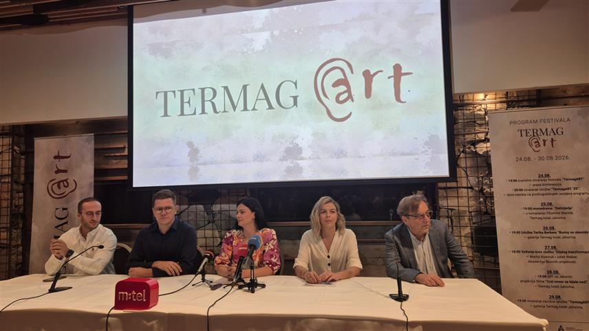 ЈАХОРИНА, 24. АВГУСТА /СРНА/ - На Јахорини је вечерас отворен Фестивал "TермагАРT 2026", а публику наредних седам дана очекује програм који повезује визуелну умјетност, позориште и филм, уз учешће етаблираних и младих аутора регионалне умјетничке сцене.