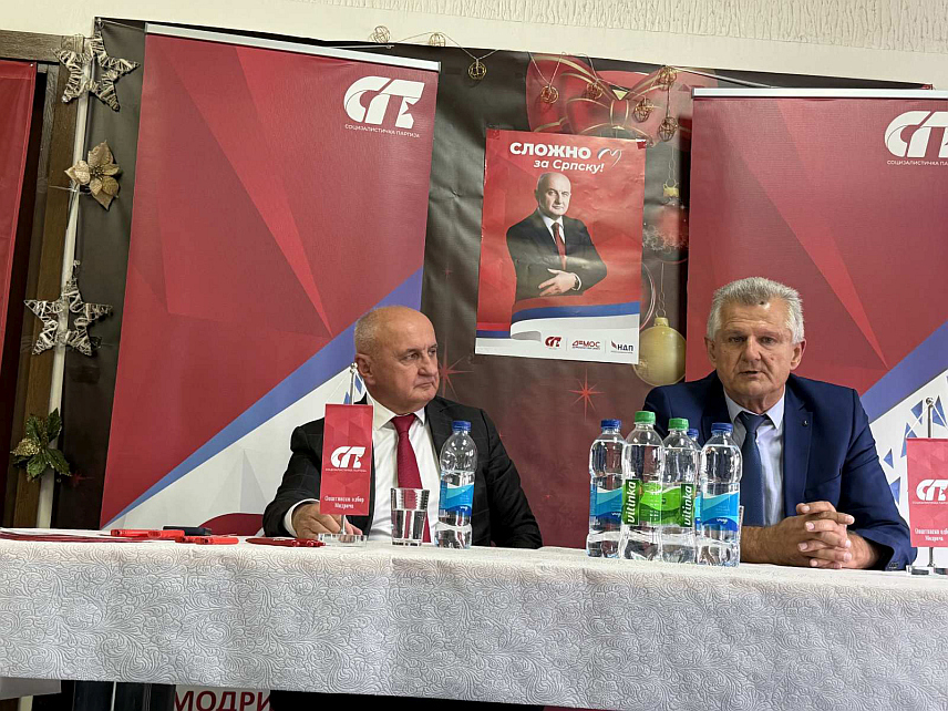 МОДРИЧА, 22.СЕПТЕМБРА /СРНА/ - Предсједник Социјалистичке партије /СП/ Петар Ђокић поручио је данас у Модричи да су циљеви ове партије стабилна Република Српска, економски развој и друштво социјалне правде.