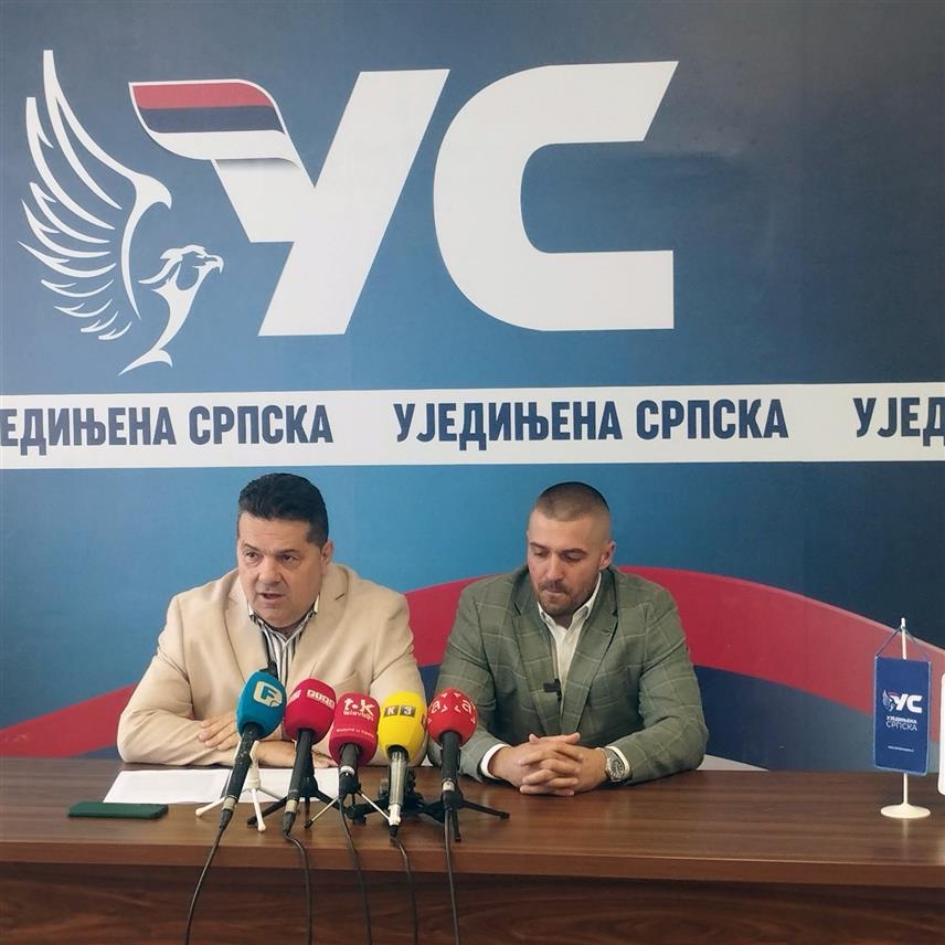 БАЊАЛУКА, 26. СЕПТЕМБРА /СРНА/ - Предсједник Уједиљене Српске Ненад Стевандић на конференцији за новинаре.
