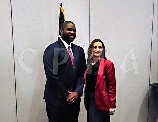 TELIĆ AT A GALA EVENT IN HONOR OF FLORIDA CONGRESSMAN WHOM SHE INVITED TO VISIT SRPSKA
