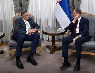 DODIK WITH MACUT ABOUT PROJECTS THAT WILL STRENGTHEN SRPSKA - SERBIA TIES