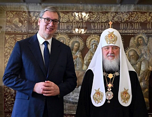 VUČIĆ PRESENTS ORDER TO PATRIARCH KIRILL IN MOSCOW