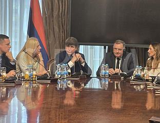 BLAGOJEVICH: THE SERB PEOPLE IS LUCKY TO HAVE STRONG LEADER LIKE MILORAD DODIK AS PRESIDENT