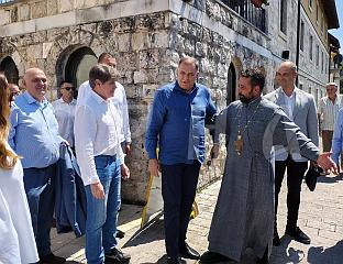 DODIK MEETS WITH ROD BLAGOJEVICH IN VIŠEGRAD