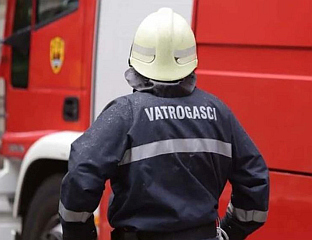 ШУМСКИ ПОЖАР У ЉУБУШКОМ, ВАТРА УГРОЖАВАЛА И ОБЈЕКТЕ
