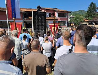 СЛУЖЕН ПАРАСТОС СРПСКИМ БОРЦИМА ИЗ ОБОДНИКА