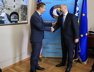 GOGANOVIĆ MEETS WITH US DEPUTY ASSISTANT SECRETARY OF DEFENCE FOR EUROPEAN AND NATO POLICY