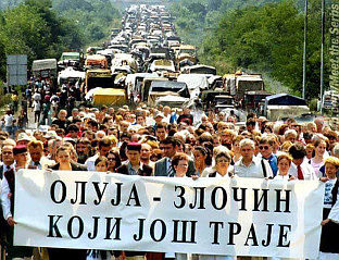НИКАДА СЕ НЕ СМИЈЕ ЗАБОРАВИТИ СТРАДАЊЕ СРБА У ИЗБЈЕГЛИЧКОЈ КОЛОНИ