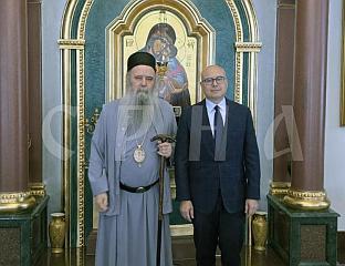 МИТРОПОЛИТ ФОТИЈЕ СА ВУЧЕВИЋЕМ У БИЈЕЉИНИ - СРПСКА ИМА ПРЕДСЈЕДНИКА