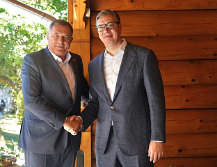 VUČIĆ AND DODIK DISCUSS ATTACKS ON SERBIA AND SRPSKA, PROTECTION OF NATIONAL INTERESTS