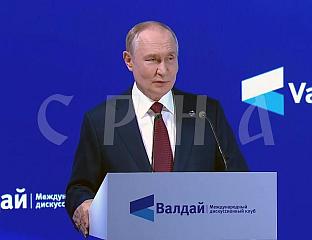 ПУТИН: ЕВРОПА ОДГОВОРНА ШТО УКРАЈИНСКИ СУКОБ ЈОШ НИЈЕ ЗАУСТАВЉЕН