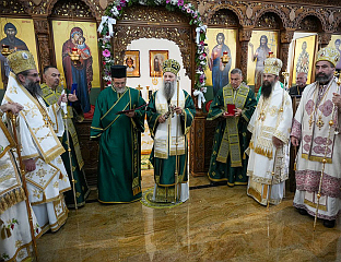 ПАТРИJAРХ ПОРФИРИЈЕ ОСВЕШТАО ХРАМ СВЕТИХ КИРИЛА И МЕТОДИЈА У МАРИБОРУ